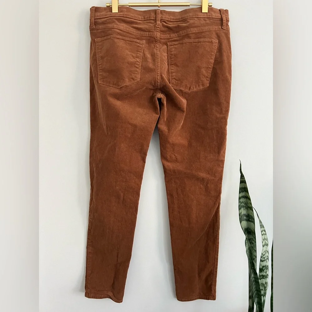 Gap True Skinny Corduroy Pants with Stretch in Worker Brown 30 10 - Picture 3 of 9